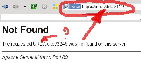 URL after receiving the error notificaion