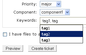Sample picture of autocomplete feature